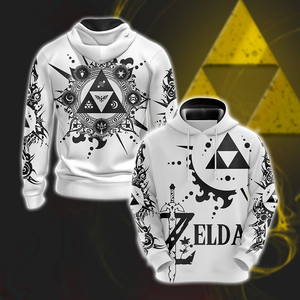 The Legend Of Zelda T-shirt Zip Hoodie Pullover Hoodie Hoodie S 