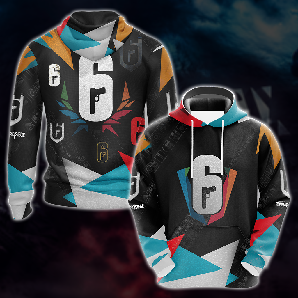 Tom Clancy's Rainbow Six Siege Video Game All Over Print T-shirt Tank Top Zip Hoodie Pullover Hoodie Hoodie