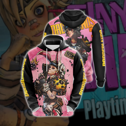 Borderlands 3 - Tina Boom Unisex 3D T-shirt Hoodie