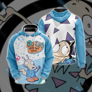 Rocko's Modern Life Unisex 3D T-shirt Hoodie S 