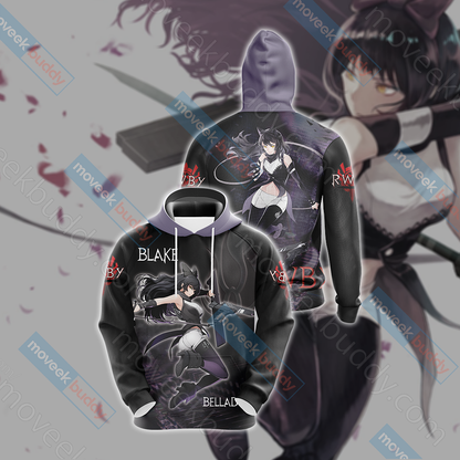 RWBY - Blake Belladonna New Version Unisex 3D T-shirt Hoodie
