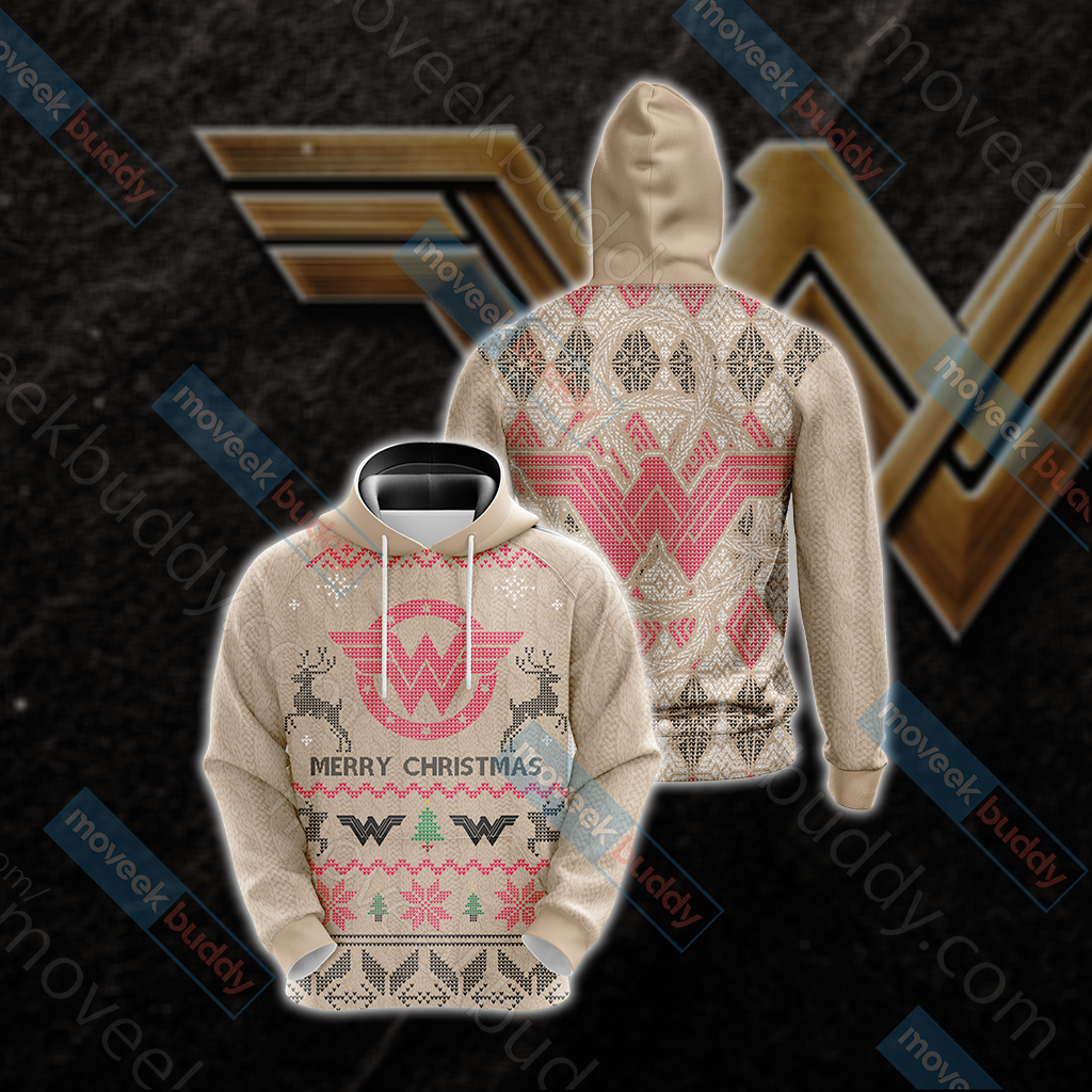 Wonderwoman Knitting Style Unisex 3D T-shirt Hoodie