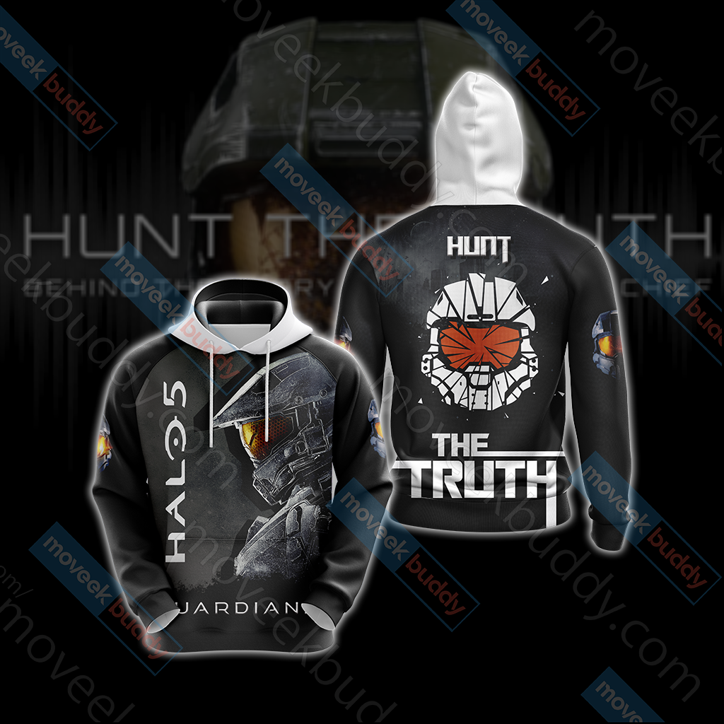 Halo 5: Guardians - Hunt The Truth Unisex 3D T-shirt Hoodie