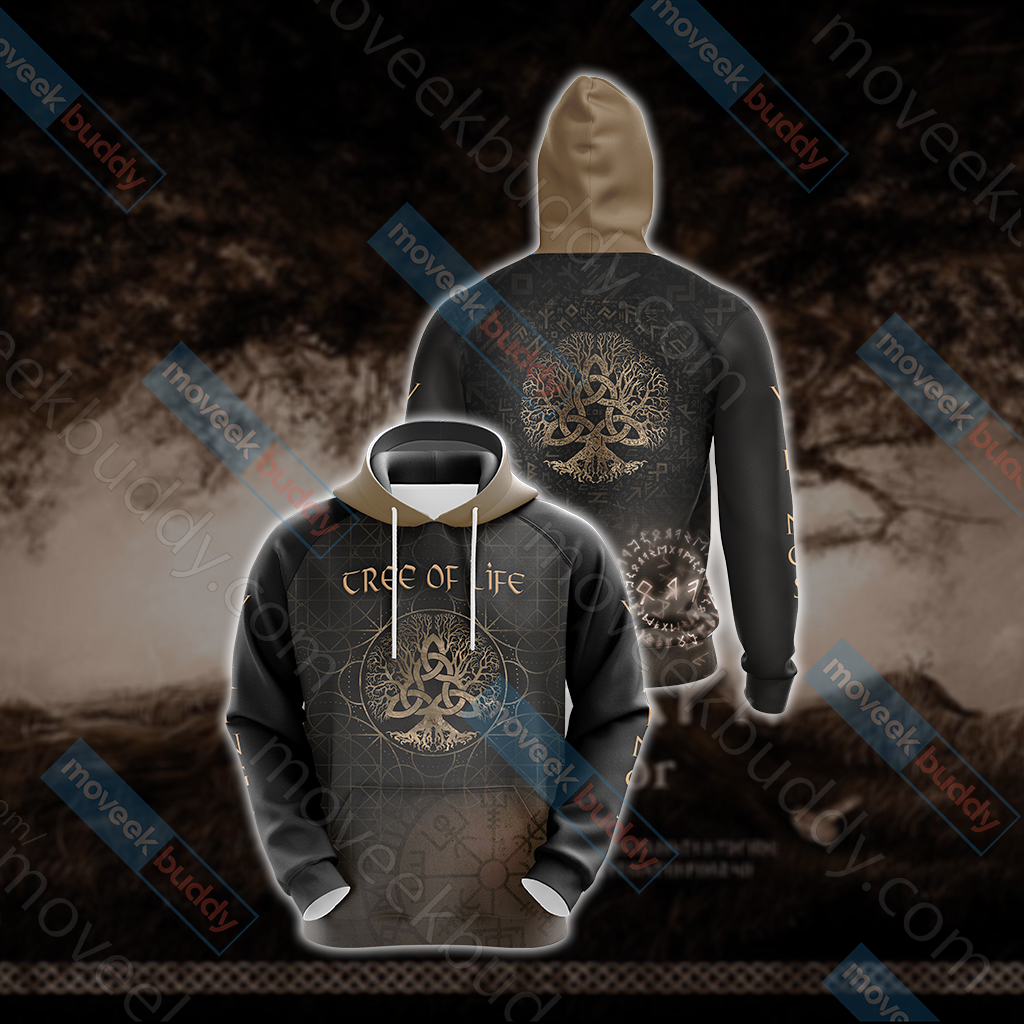 Vikings - Tree of life Unisex 3D T-shirt Hoodie
