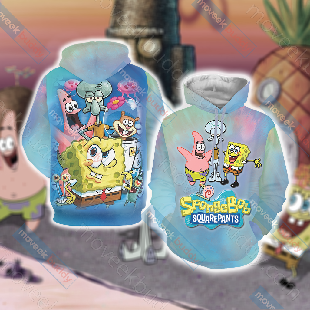 SpongeBob SquarePants Unisex 3D T-shirt Hoodie