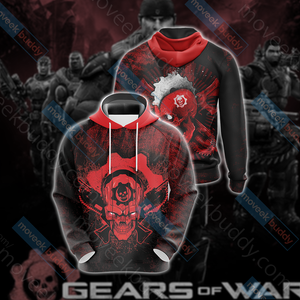 Gears of War New Look Unisex 3D T-shirt Hoodie S 