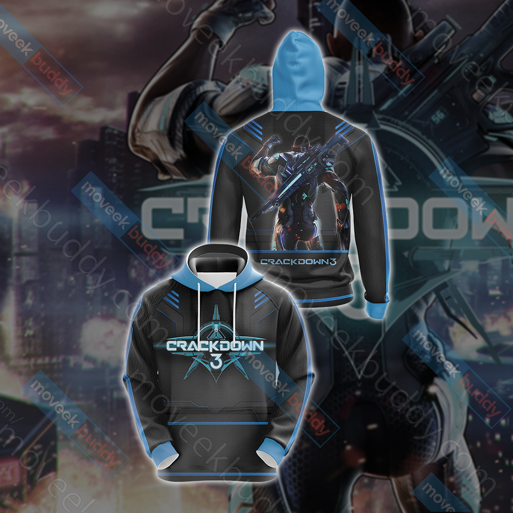 Crackdown 3 Unisex 3D T-shirt Hoodie