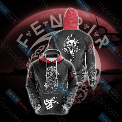 Vikings - Fenrir Unisex 3D T-shirt Hoodie
