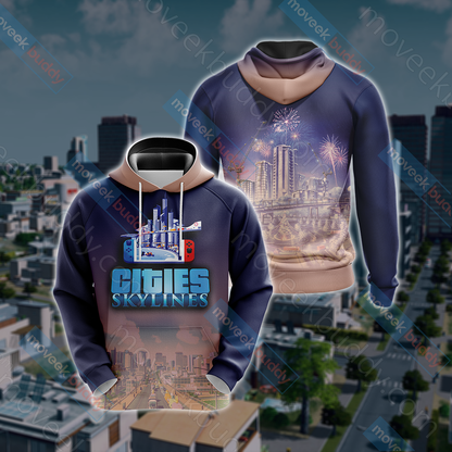 Cities: Skylines Unisex 3D T-shirt Hoodie