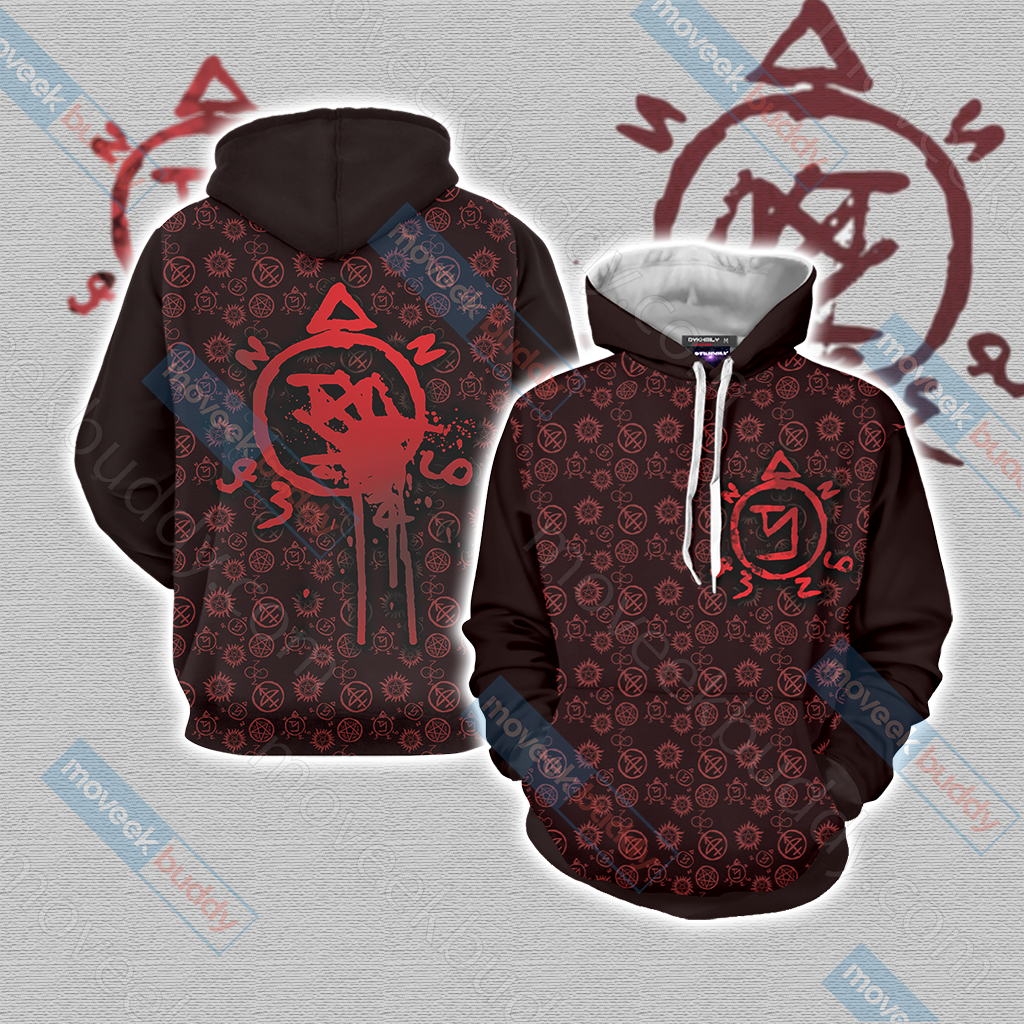 Supernatural - Angel Banishing Sigil Unisex 3D T-shirt Hoodie