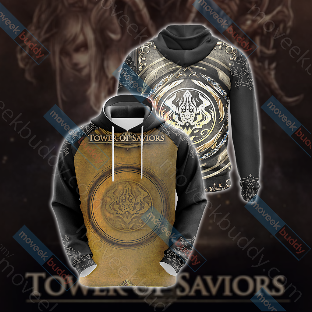 Tower of Saviors Unisex 3D T-shirt Hoodie