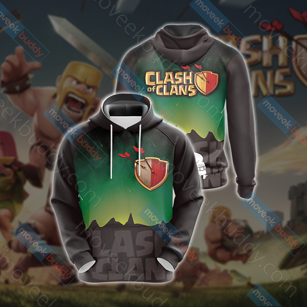 Clash of Clans Unisex 3D T-shirt Hoodie