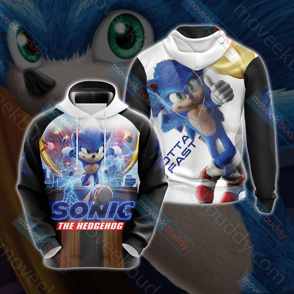 Sonic the Hedgehog (2020) Unisex 3D T-shirt Hoodie S 