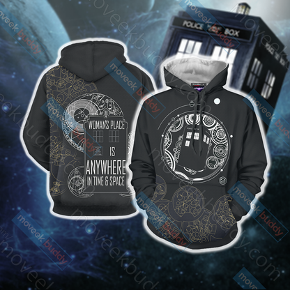 Doctor Who Tardis New Unisex 3D T-shirt Hoodie