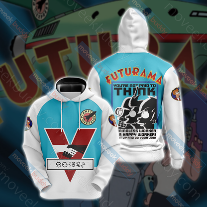 Futurama New Unisex 3D T-shirt Hoodie