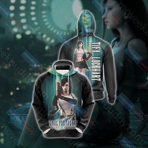 Final Fantasy VII - Tifa Lockhart Unisex Zip Hoodie T-shirt Pullover Hoodie Hoodie S 