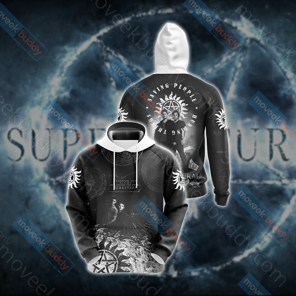 Supernatural Unisex 3D T-shirt Hoodie