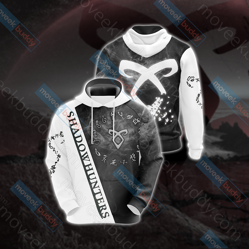 Shadowhunters New Look Unisex 3D T-shirt Hoodie