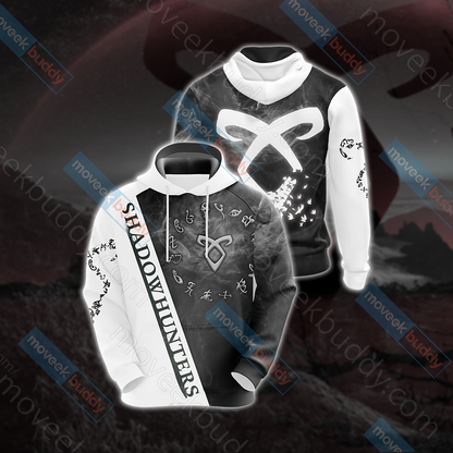 Shadowhunters New Look Unisex 3D T-shirt Hoodie