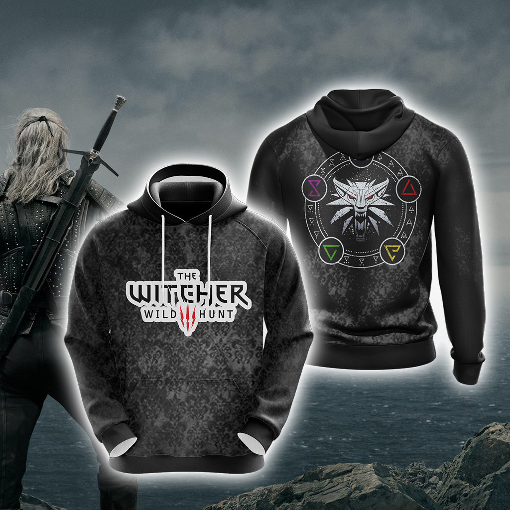 The Witcher Wild Hunt Unisex 3D T-shirt Hoodie