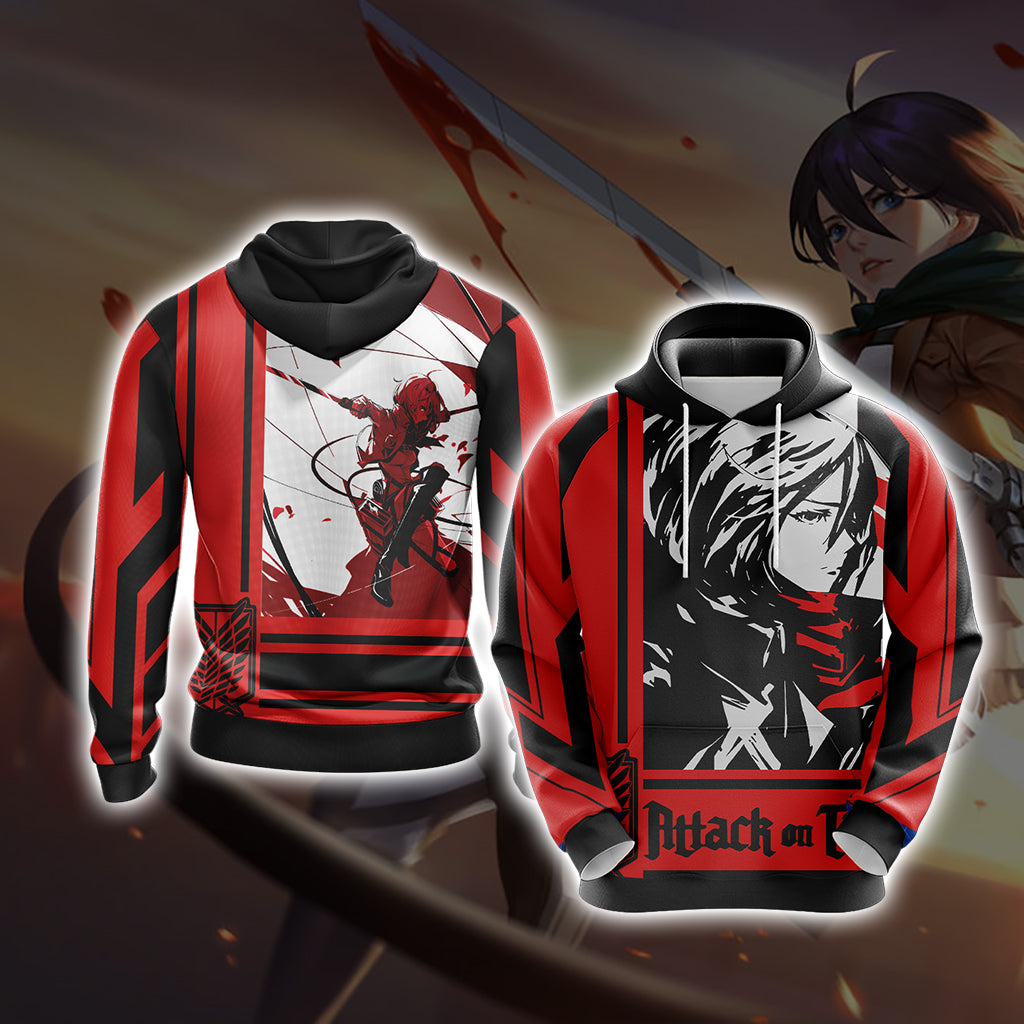 Attack on Titan - Mikasa Ackerman Unisex 3D T-shirt