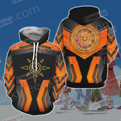 Digimon The Crest Of Courage New Look Unisex 3D T-shirt Hoodie