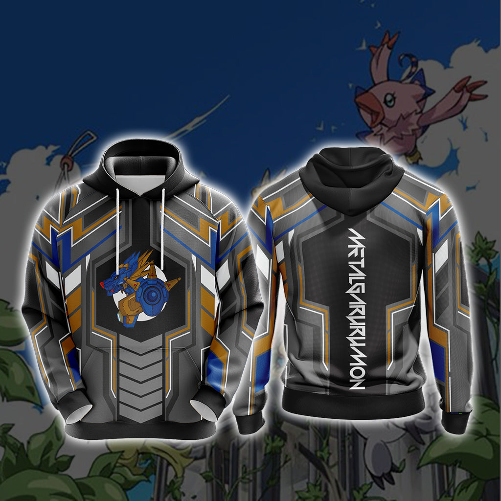 Digimon - Metalgarurumon New Unisex 3D T-shirt Hoodie S 