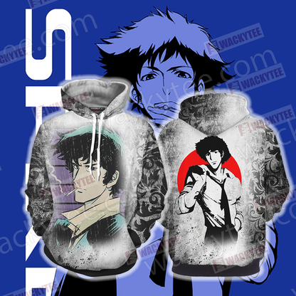 Cowboy Bebop Spike Spiegel Unisex 3D T-shirt Hoodie
