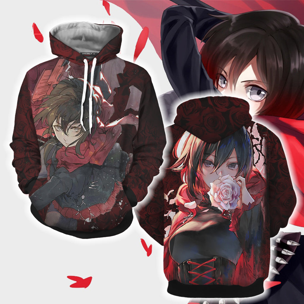 RWBY Ruby Rose New Look 3D T-shirt Hoodie