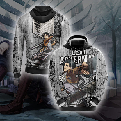 Attack On Titan - Levi New Style Unisex 3D T-shirt Hoodie
