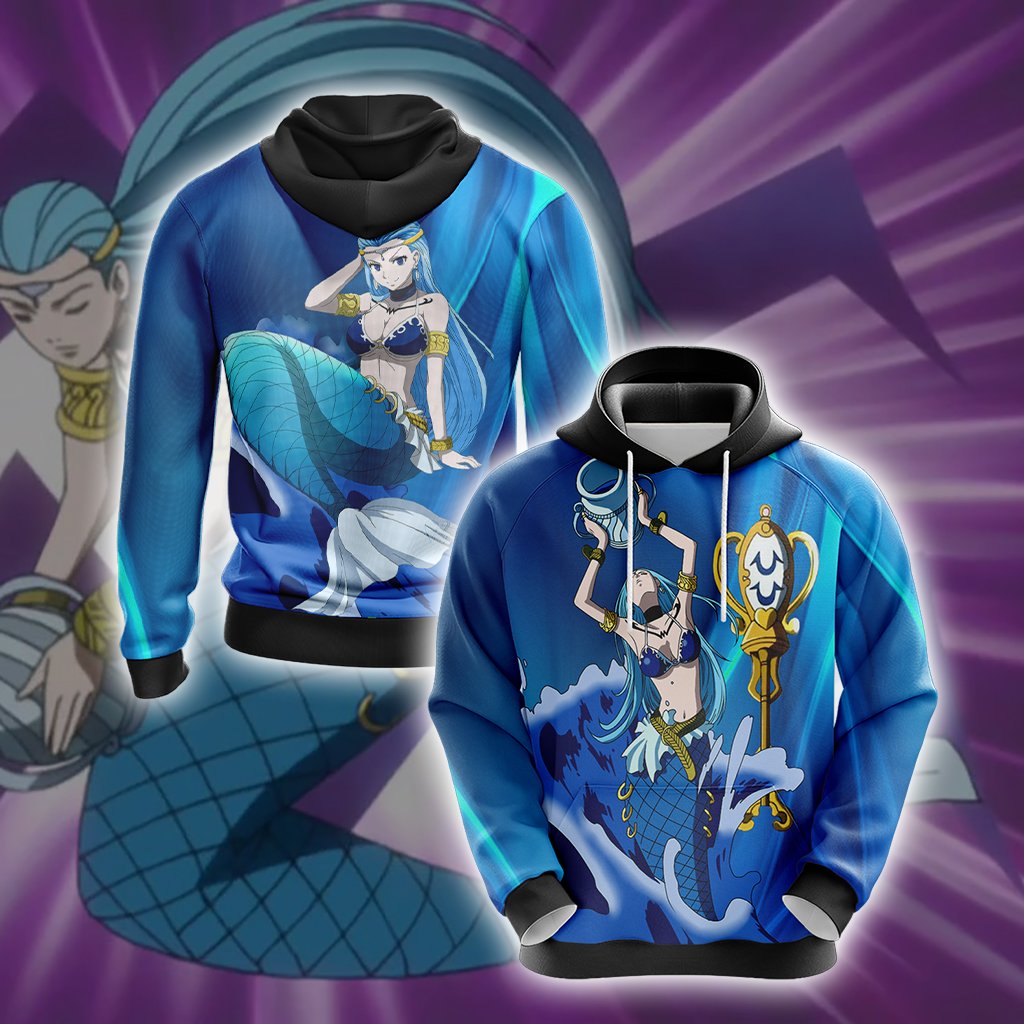 Fairy Tail - Aquarius Unisex 3D T-shirt Hoodie