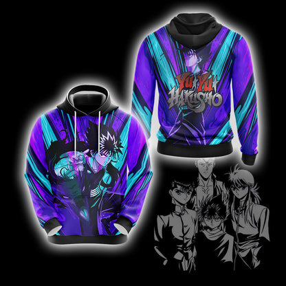Yu Yu Hakusho - Hiei Unisex 3D T-shirt Hoodie