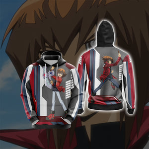 Yu-Gi-Oh! Yuki Judai New Unisex 3D T-shirt Hoodie S 