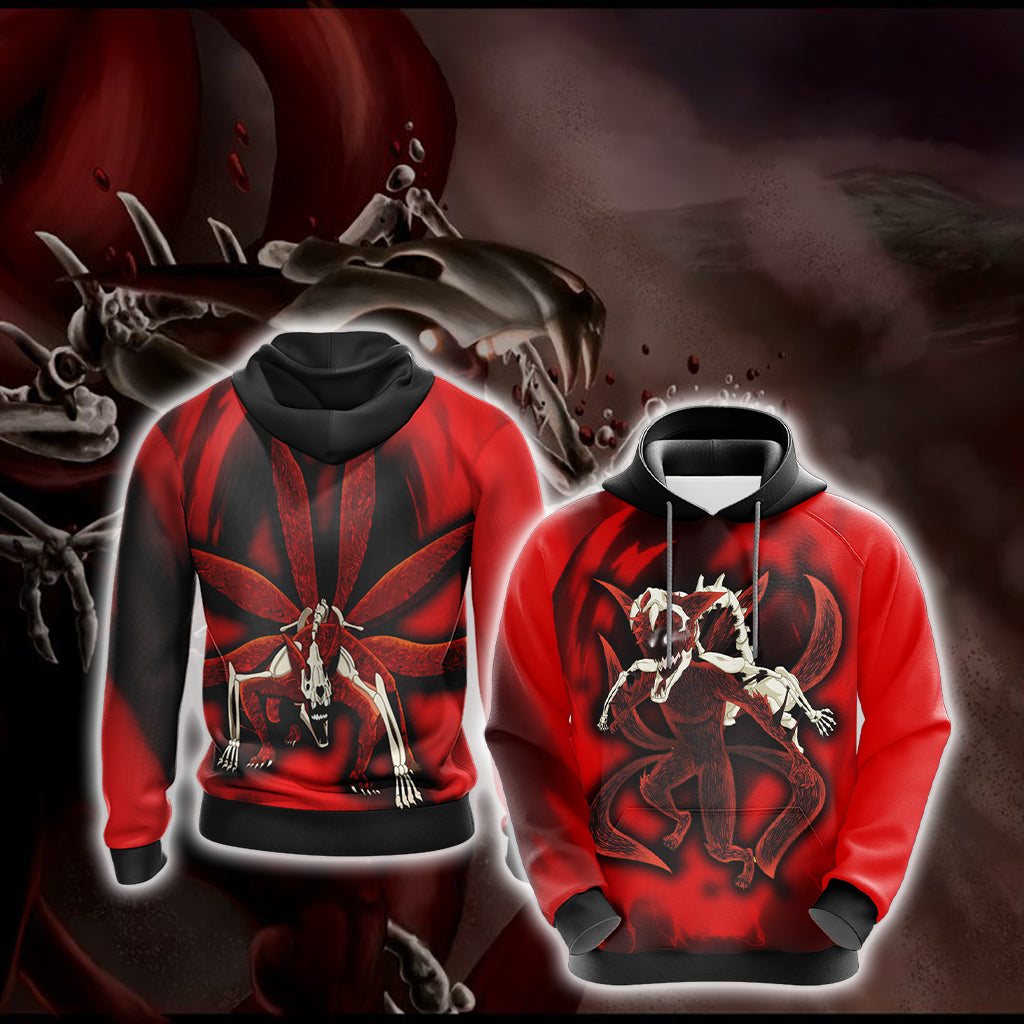 Naruto - Kyuubi 6 tails Unisex 3D T-shirt Hoodie