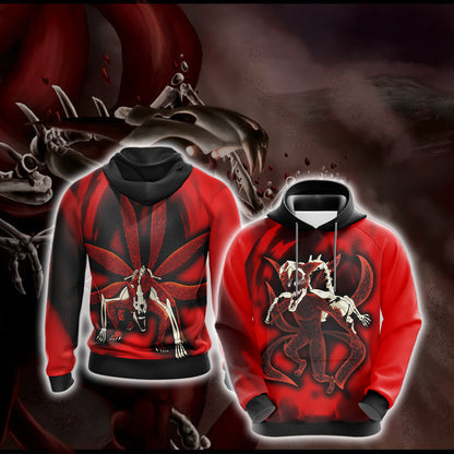 Naruto - Kyuubi 6 tails Unisex 3D T-shirt Hoodie