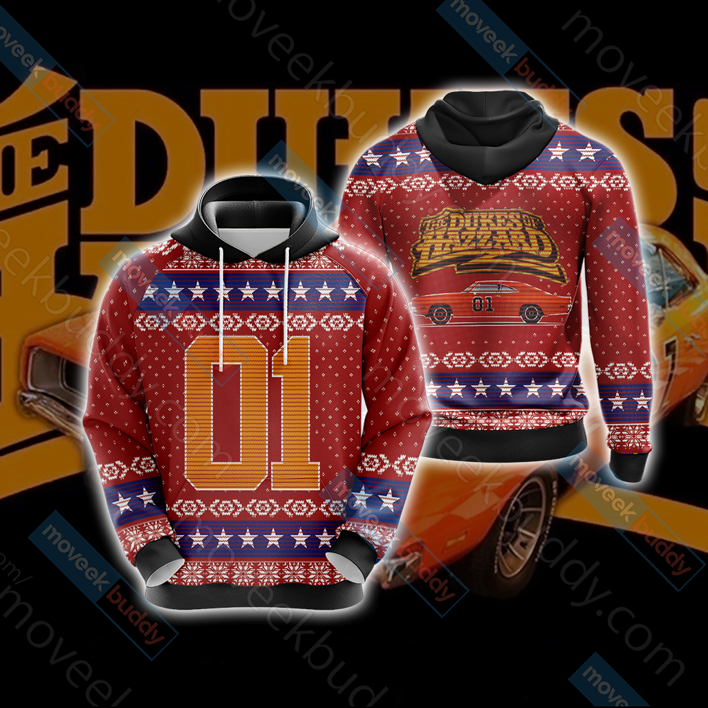 The Dukes Of Hazzard General Lee Unisex 3D T-shirt Hoodie