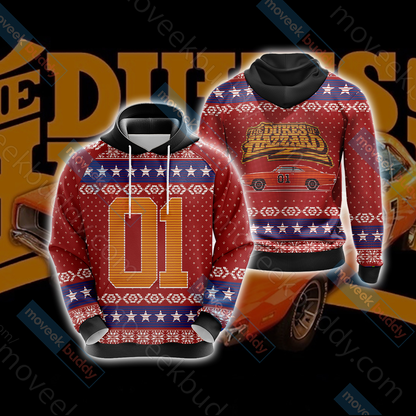 The Dukes Of Hazzard General Lee Unisex 3D T-shirt Hoodie