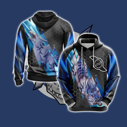 Digimon - Garurumon New Unisex 3D T-shirt Hoodie S 