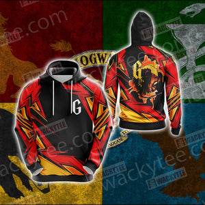 Harry Potter - Gryffindor House Wacky Style Unisex 3D Hoodie