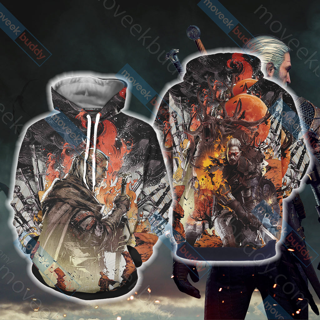 The Witcher New Version Unisex 3D T-shirt Hoodie