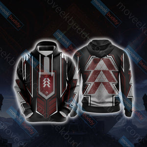 Destiny 2 Version 3 New Unisex 3D Hoodie S  