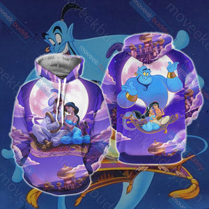 Aladdin Unisex 3D T-shirt Hoodie S 