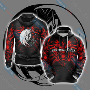 Fire Emblem Fates - Dragon Symbol Unisex 3D T-shirt Hoodie S 