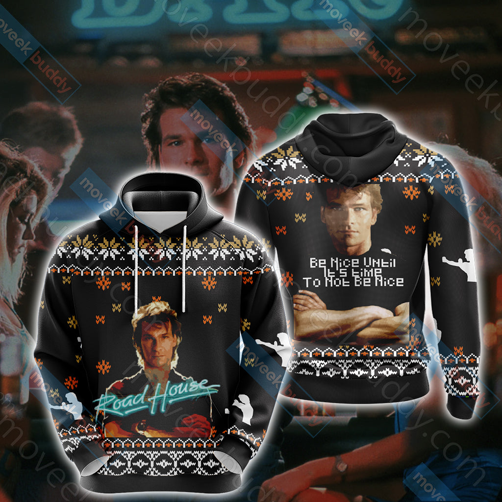 Road House Patrick Swayze Unisex 3D T-shirt Hoodie