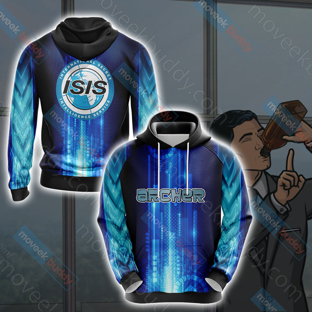 Archer (TV series) - ISIS Logo Unisex 3D T-shirt Hoodie