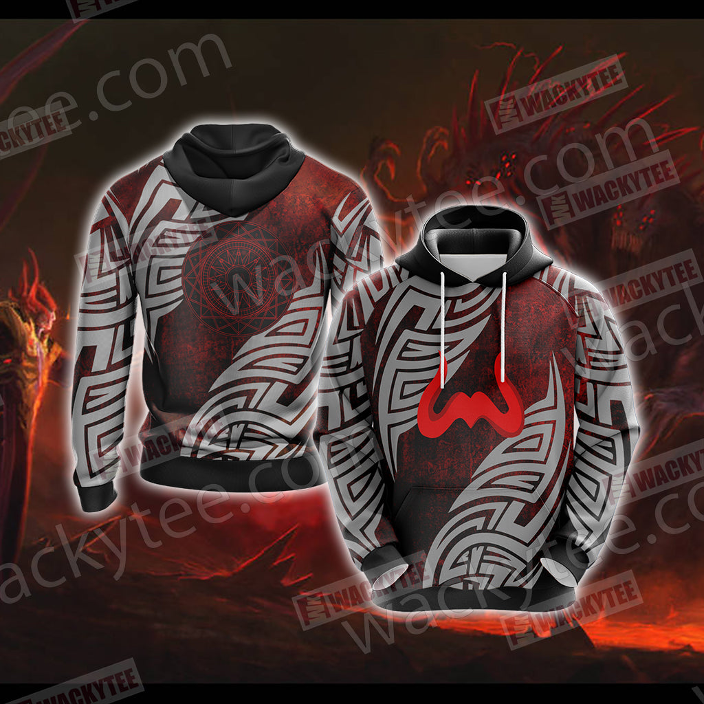 RuneScape - Zamorak symbol Video Game Unisex 3D T-shirt Hoodie