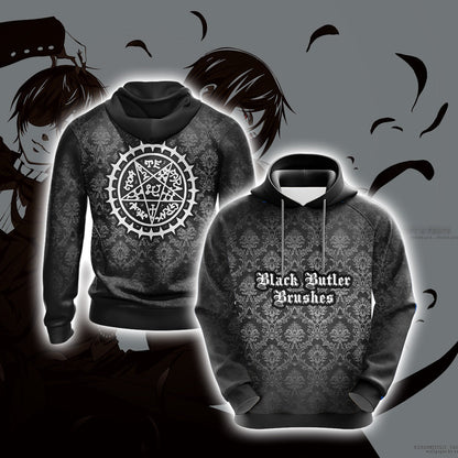 Kuroshitsuji Unisex 3D T-shirt Hoodie