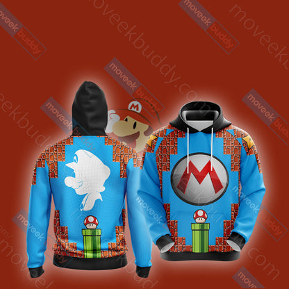 Mario New Unisex 3D T-shirt Hoodie