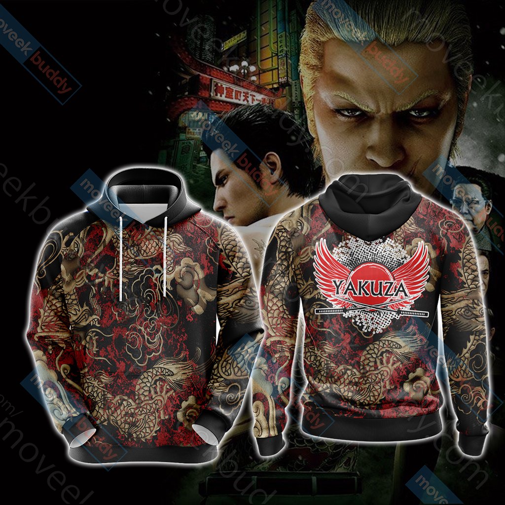 Yakuza Unisex 3D T-shirt Hoodie