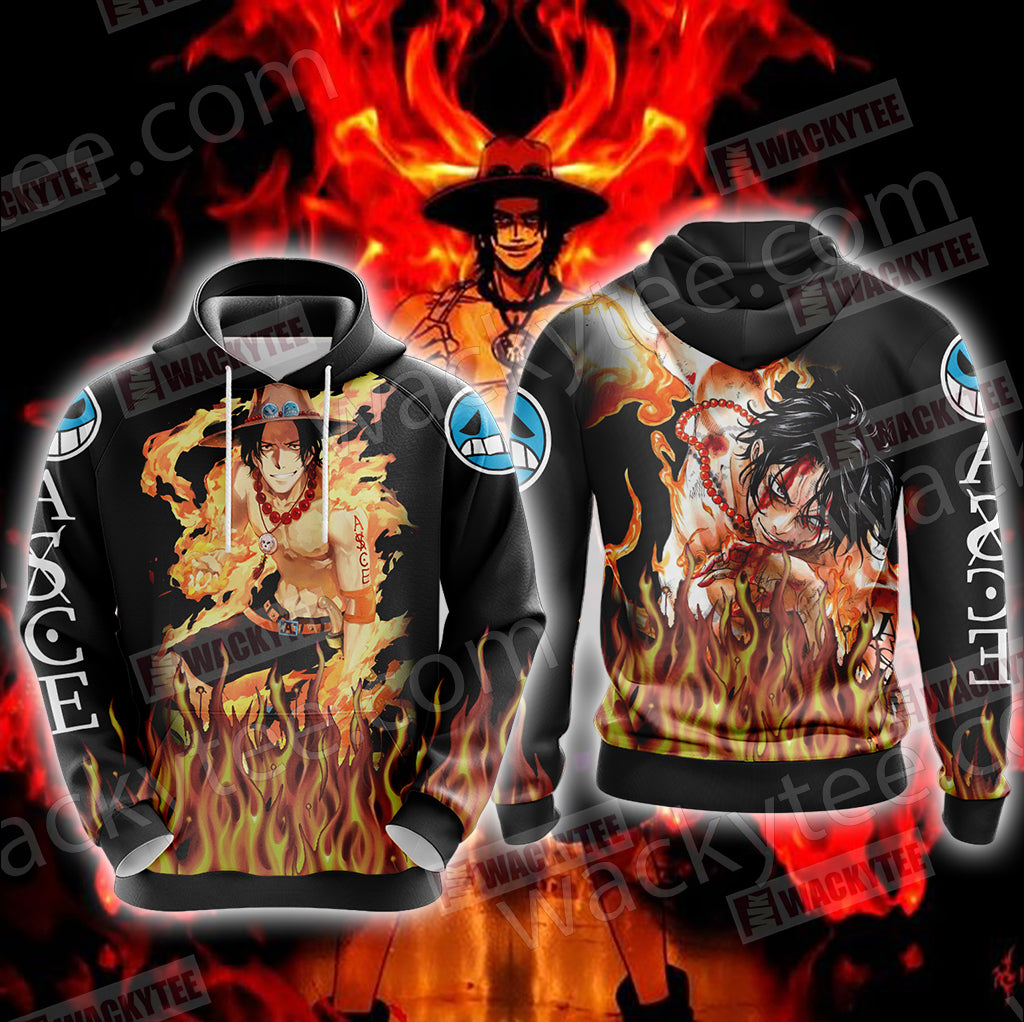One Piece - Ace New Style Unisex 3D T-shirt Hoodie